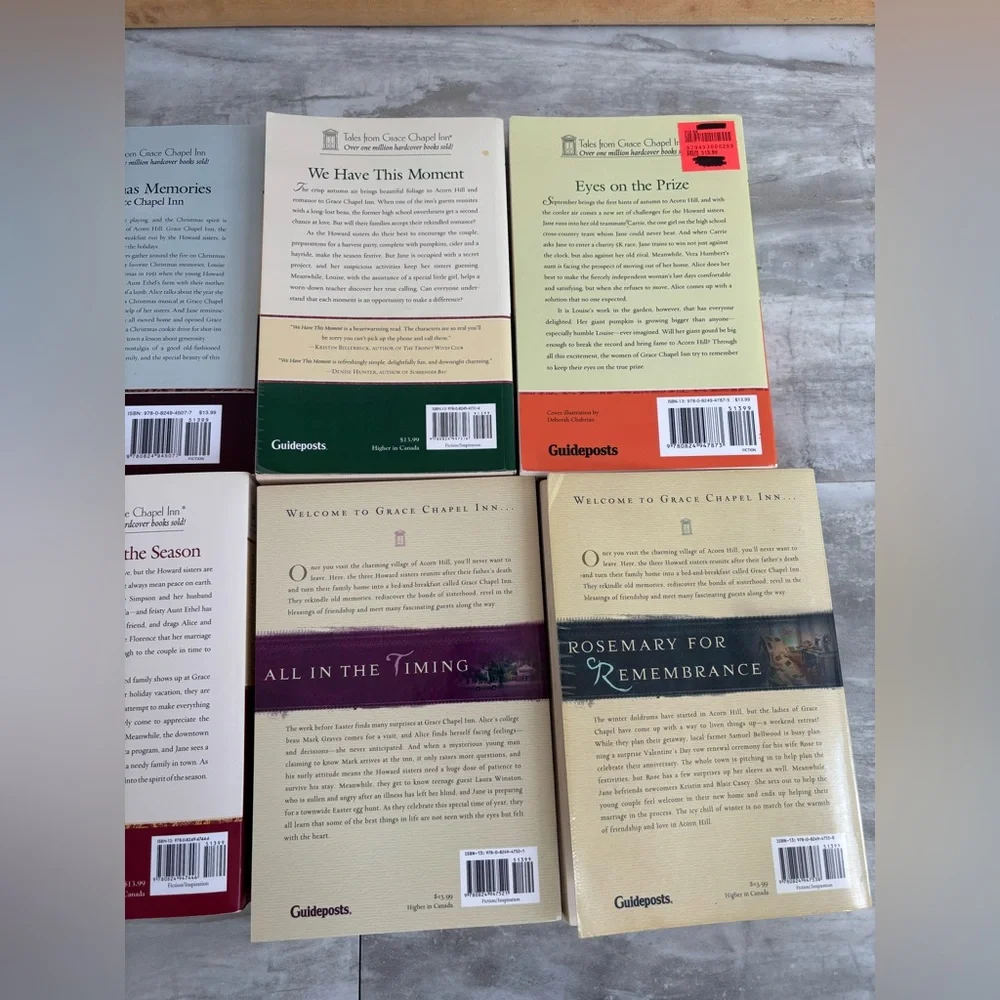 8 Tales From Grace Chapel Inn Books Christian Fiction Paperback Inspirational - Picture 10 of 10